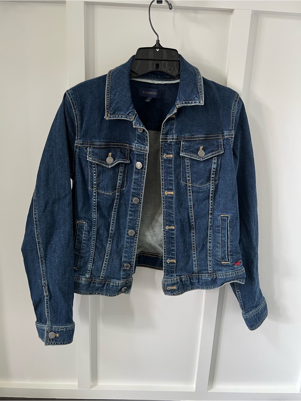 Talbots Dark Blue Denim Jean Jacket